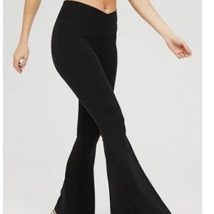 Aerie Crossover Flare Leggings